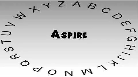 How to Say or Pronounce Aspire