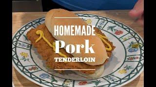 Pork Tenderloin Sandwich | Homemade Quick And Easy | John Eats Cheap