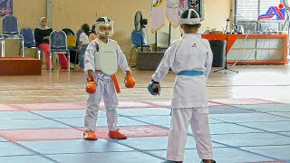 Kejuaraan Karate Bondowoso 2024, saat Final Fadil melawan teman satu Dojo