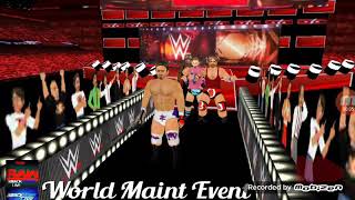 Tag Team Match In Wr3D Game