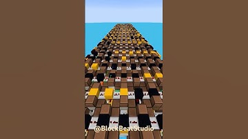 Bee. - groovydominoes52 but with Minecraft Noteblocks #minecraft #noteblock #bee #groovydominoes52