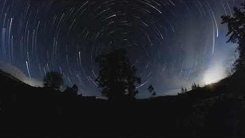 Insta360 One R Star Trails experiment