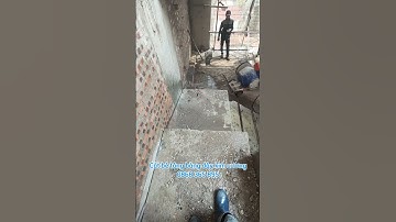 Cắt bê tông bằng dây kim cương #catdaykimcuong #catbetong