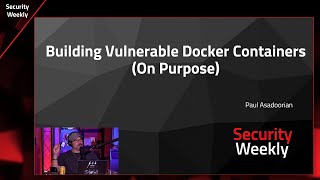 Famous Building Vulnerable Docker Containers (On Purpose) - PSW 719 Profile