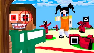 Monster School : Squid Game Parody Zombie Revenge  Minecraft Animation