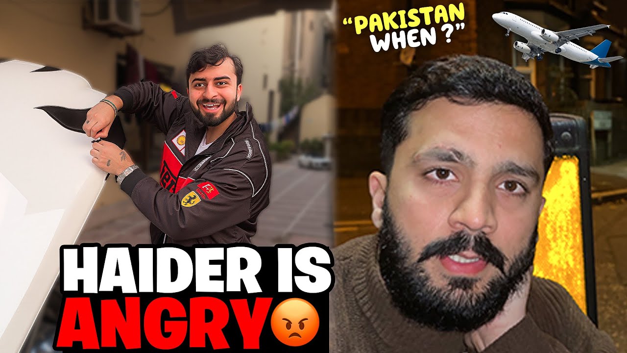 Haider destroyed Shazi’s Mercedes badly😱Am i coming to Pakistan or not ? 🤔