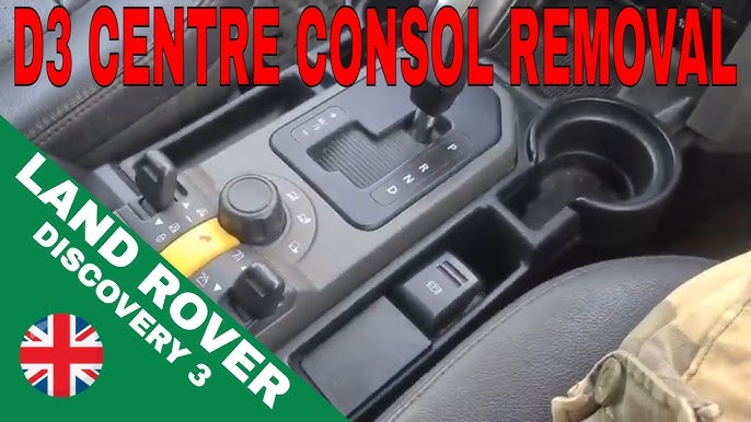 How to remove lower center console gear change on Land Rover