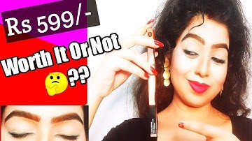 SUGAR Cosmetics Arch Arrival 3-in-1 Brow Shaper | Brow Tutorial