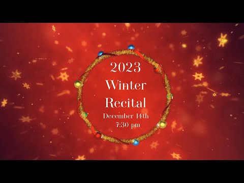 MFAA Winter Recital December 14th at  7:30 pm