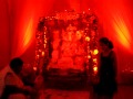 Design &amp; Decor for Ganesh Mandap at R.S.Brothers Ameerpet, Hyderabad.