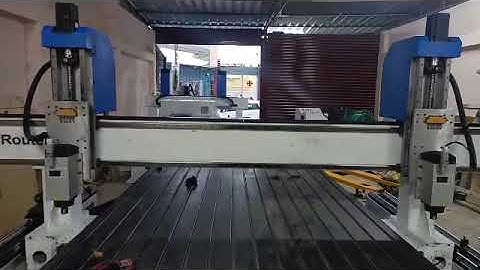 DOUBLE HEAD AND DOUBLE ROTARY MACHINE