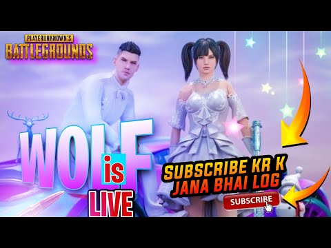 WOLF IS BACK AGAIN,,,!!!! -PUBG MOBILE LIVE GAMEPLAY🔴