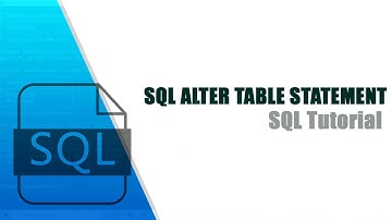 SQL ALTER TABLE Statement using command prompt