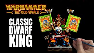 Lets paint Classic Dwarf King Thorgrim Grudgebearer metal | Warhammer The Old World | Wip Hobbies