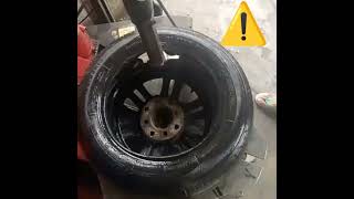 #tips and warning to avoid damage tire...🚨⚠️