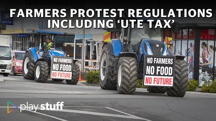 Howl of a protest: Farmers around NZ protest Govt regulations including 'ute tax' | Stuff.co.nz