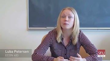 Luba Petersen: Simon Fraser University (SFU): ECON 483