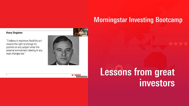 Lessons from great investors