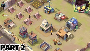 Survivor Base - Zombie Siege Part 2 Gameplay Walkthrough | Android / iOS