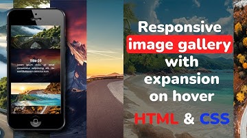 Как создать адаптивную галерею изображений с Hover Effect с помощью Flexbox (HTML & CSS)