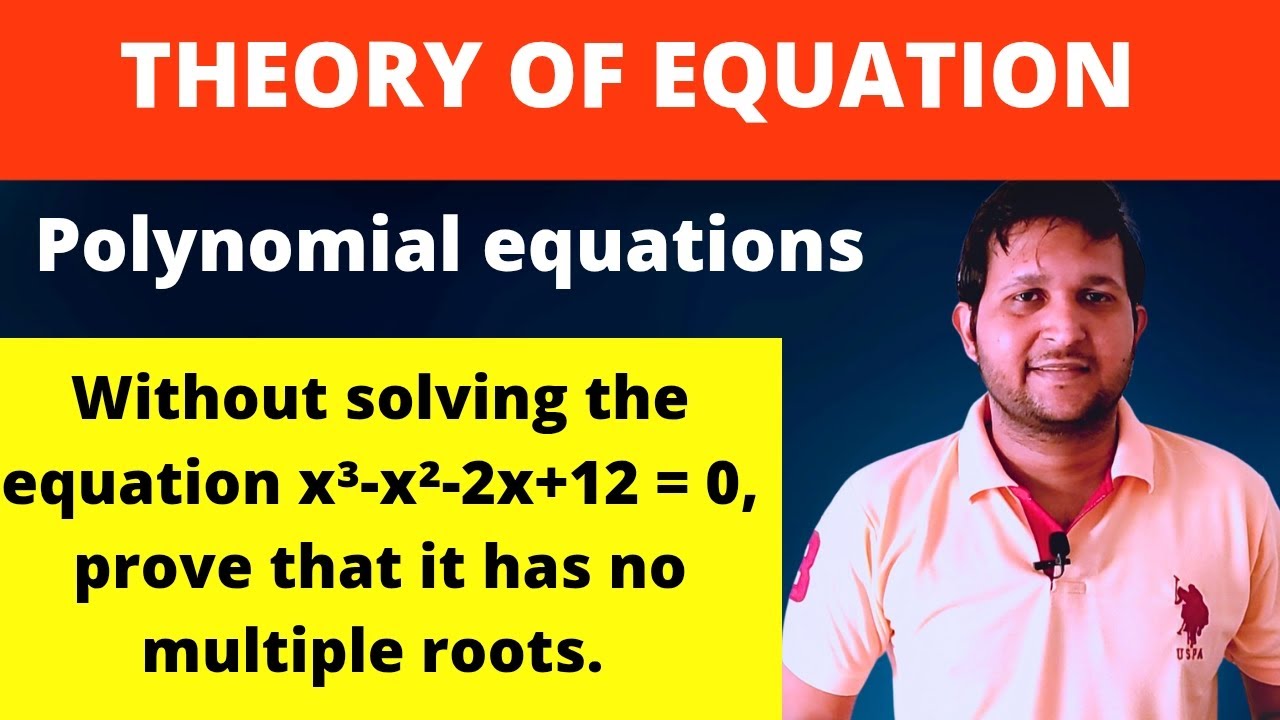 Find the multiple roots of the equation | how to find the repeated ...