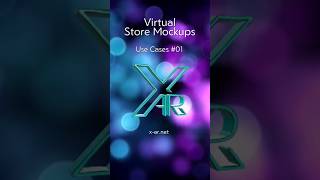 X-AR | Virtual Store Mockups #AugmentedReality #AR #WebXR #3Dmenu #3Dfood #ARmenu #MixedReality