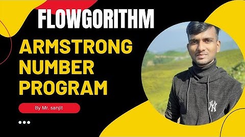 Part- 13 : Armstrong Number Program in Flowchart/ Flowgorithm Tutorial .   Full Concept .