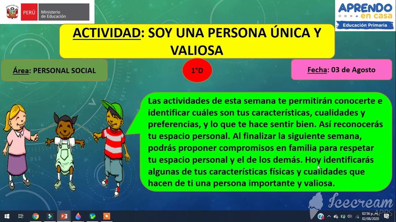 SOY UNA PERSONA ÚNICA Y VALIOSA - YouTube