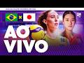 AO VIVO: BRASIL X JAPÃO | LIGA DAS NAÇÕES FEMININA DE VÔLEI 2026 | FASE DE GRUPOS | ge tv