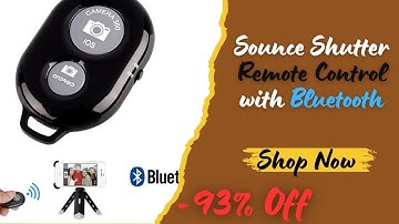 Sounce Shutter Remote Control with Bluetooth  //Wireless Technology  // @Amazontopdeals29