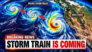 AMERICA’S WEST COAST IN TROUBLE: Storm After Storm, Heavy Rain & Flooding Could Hit California Now!