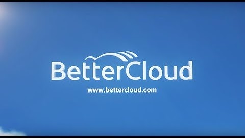 Why You Should Choose BetterCloud in 60 Seconds