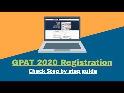 GPAT 2020 Registration - Check Step by step guide