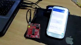 Controlling MSP430 LEDs using Android App