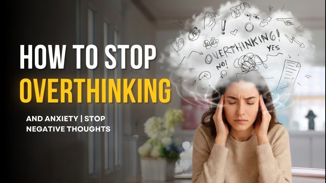 How To Shut Off Your Brain In 60 Seconds (Stop Overthinking) - YouTube