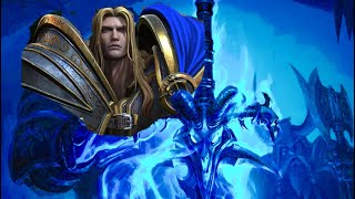 Warcraft 3. Frozen Throne. Артас получает Ледяную Скорбь. Arthas gets the FrostMourne