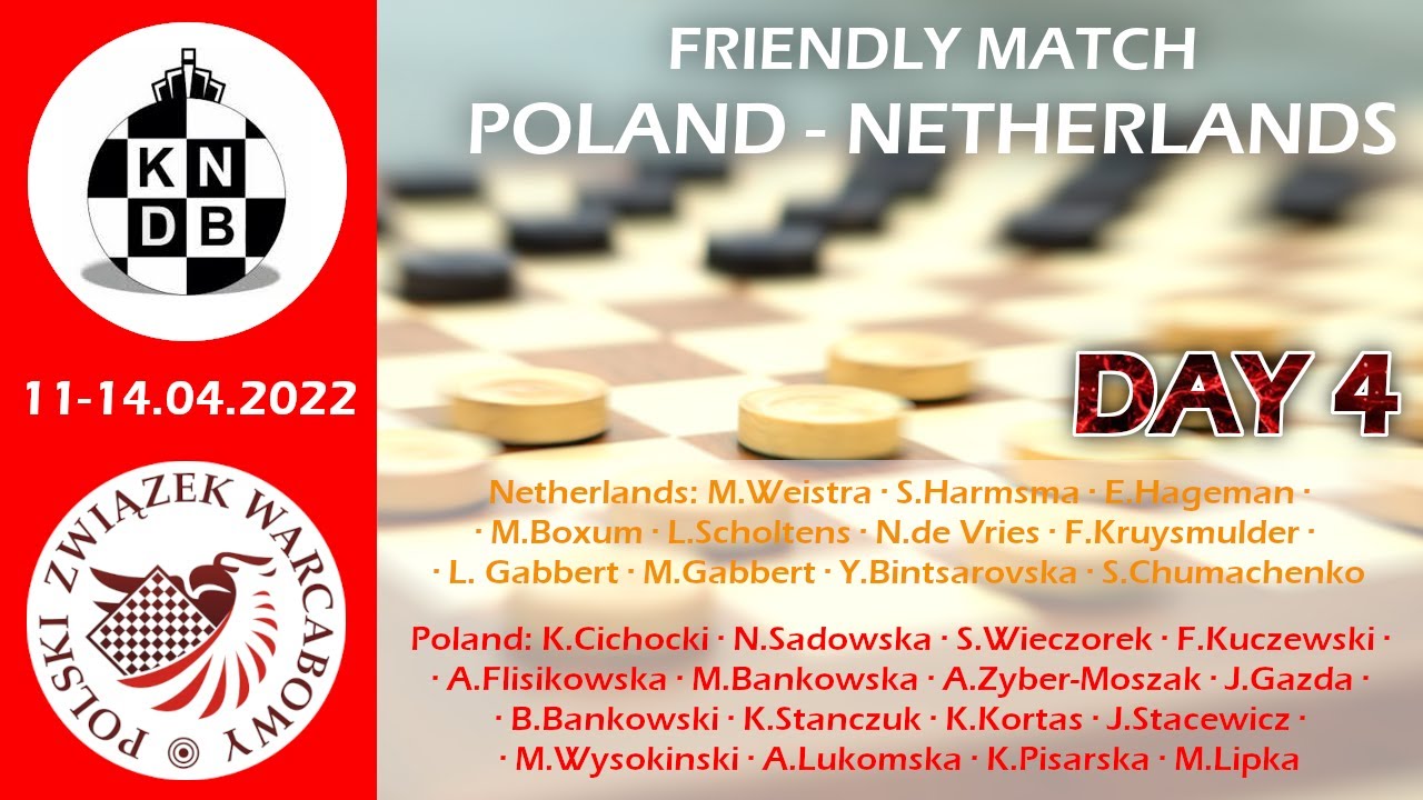 FINAL DAY! ⚪️ POLAND - NETHERLANDS⚫️ Friendly Online Match