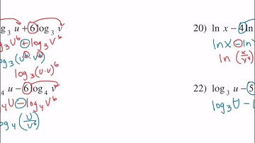 Common Core Math: Condensing Logarithms Medium