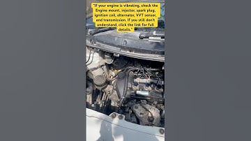 Toyota Vitz Engine Vibration Fix in 15 Seconds! #aliautoworkshop #carmaintenance #cartips