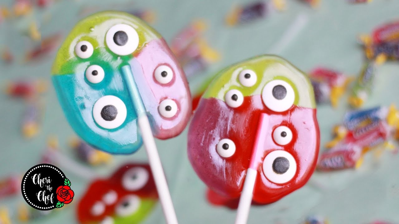 Jolly Rancher Lollipop | DIY Halloween Treats! - YouTube