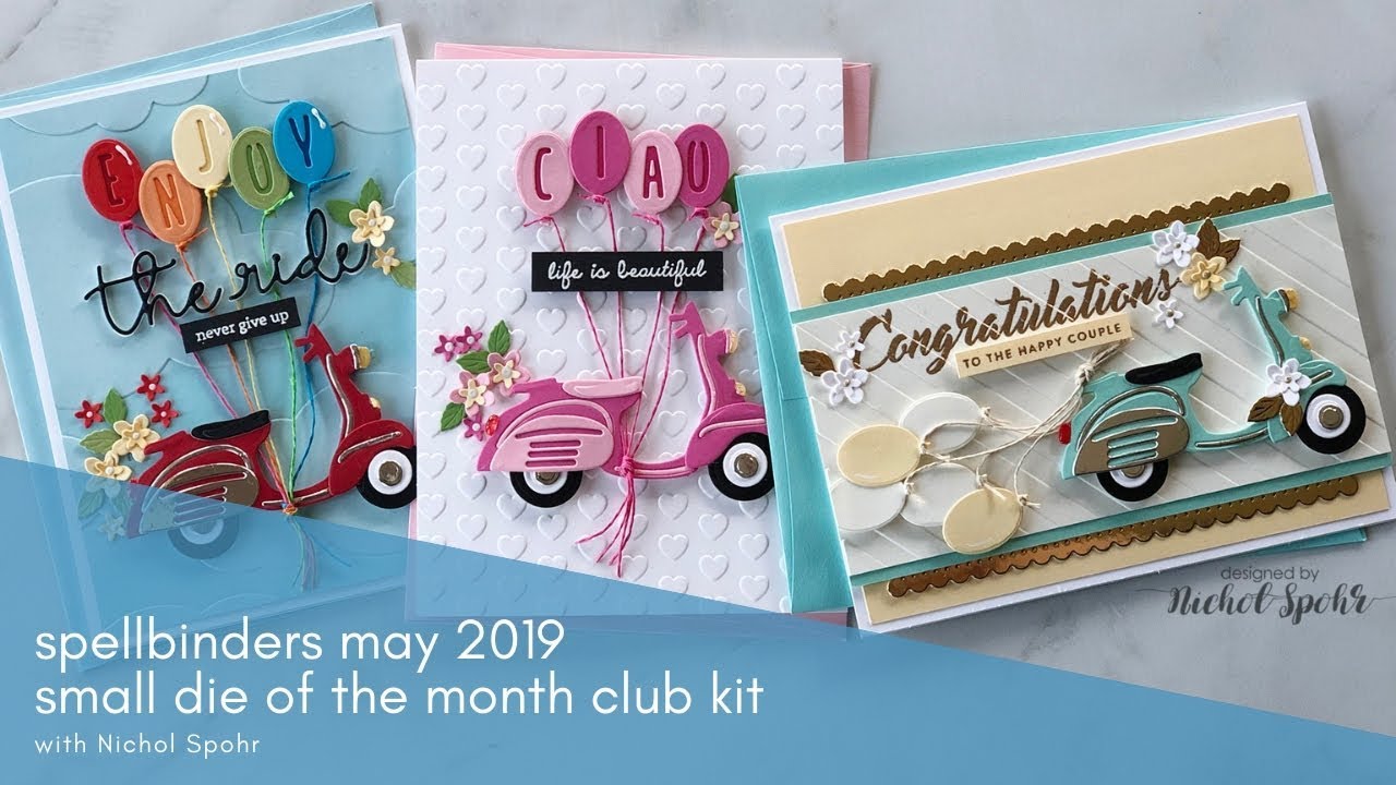 Enjoy The Ride Small Die Of The Month Club - 
