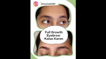 I Tried Eyebrow Threading for the First Time #shorts #eyebrows #eyebrowtutorial
