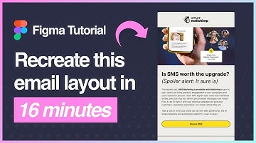 Figma Tutorial: Design a MailChimp email template using Emailify