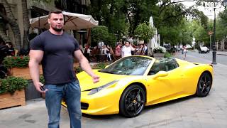 Качок перевернул Ferrari! СТОПХАМ