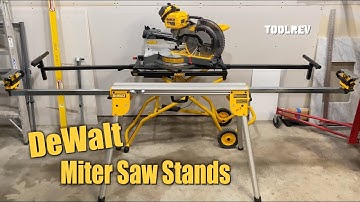 DeWalt Miter Saw Stand Review - (MUST SEE Operating TIP)