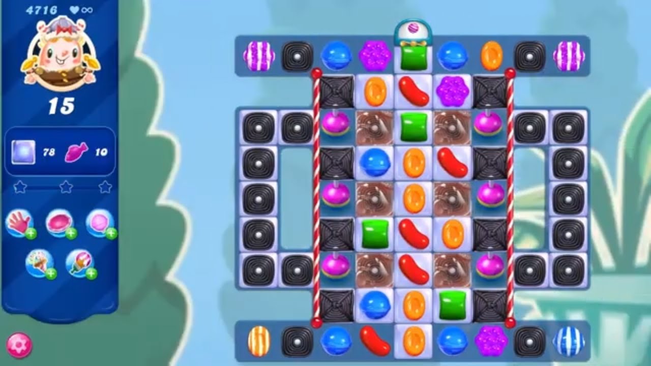 Candy Crush Saga LEVEL 4716 NO BOOSTERS (new version)🔄✓ - YouTube