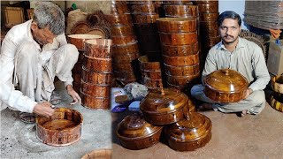 Fascinating Way of Making Wooden Hotpot | Kitchen Utensils