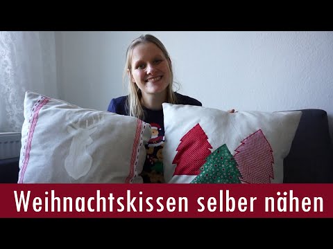 Video: Weihnachtskissen