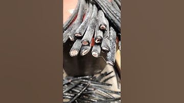 Stripping large copper wire. #scraplife