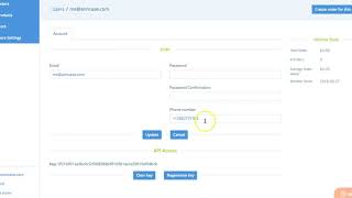 Change your vendor password and primary phone number
